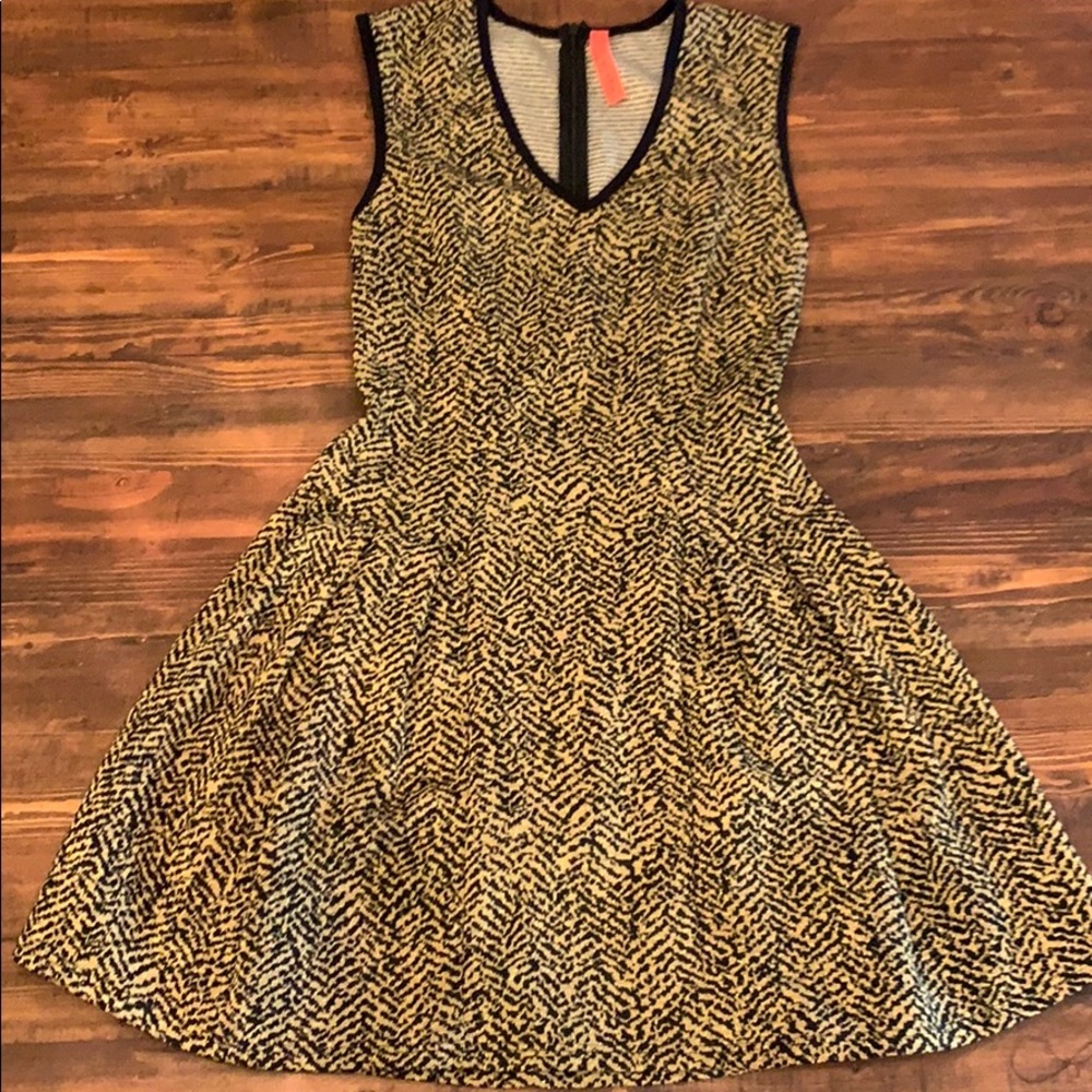 Eight Sixty Black and Gold Dress